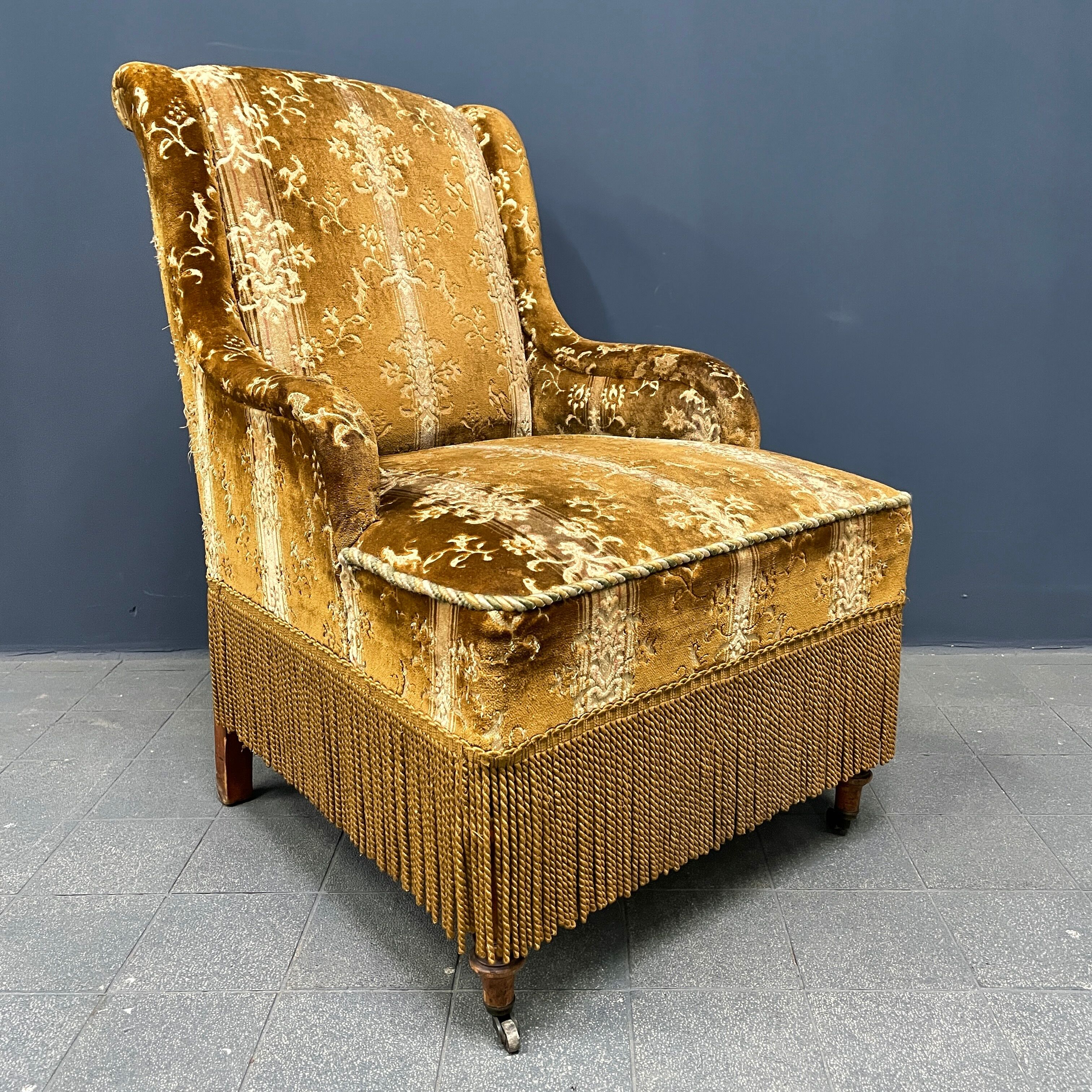 Set of two Victorian ladies armchairs from France 19th century