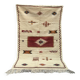 Handwoven Moroccan rug, tribal rug, Kilim rug from the Taznakht tribe.