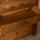 Antique secretary desk from the 1880s, walnut, restored
