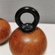 Pepper and salt grinders designed by nissen denmark in teak