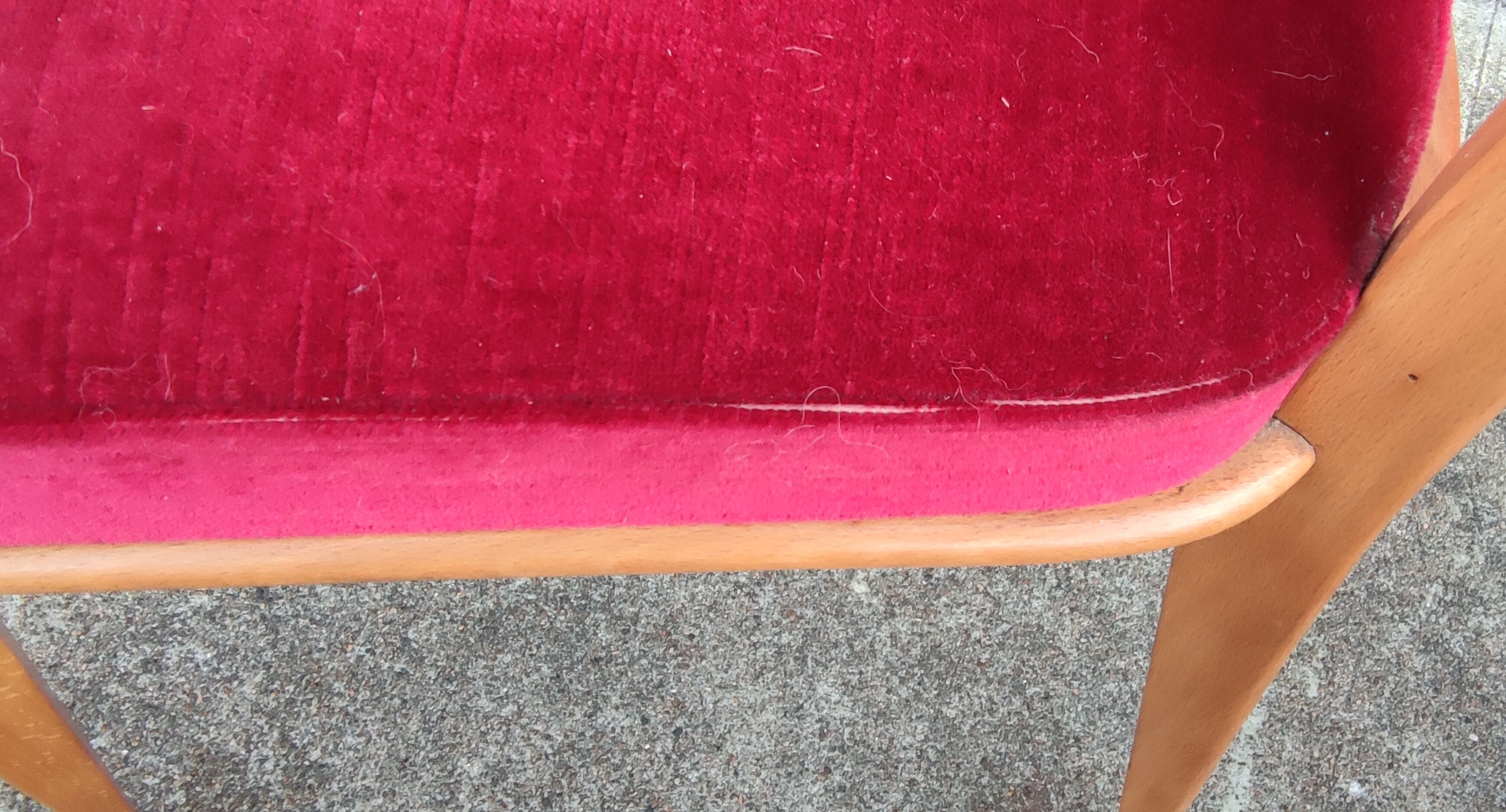 Series of 4 art deco chairs