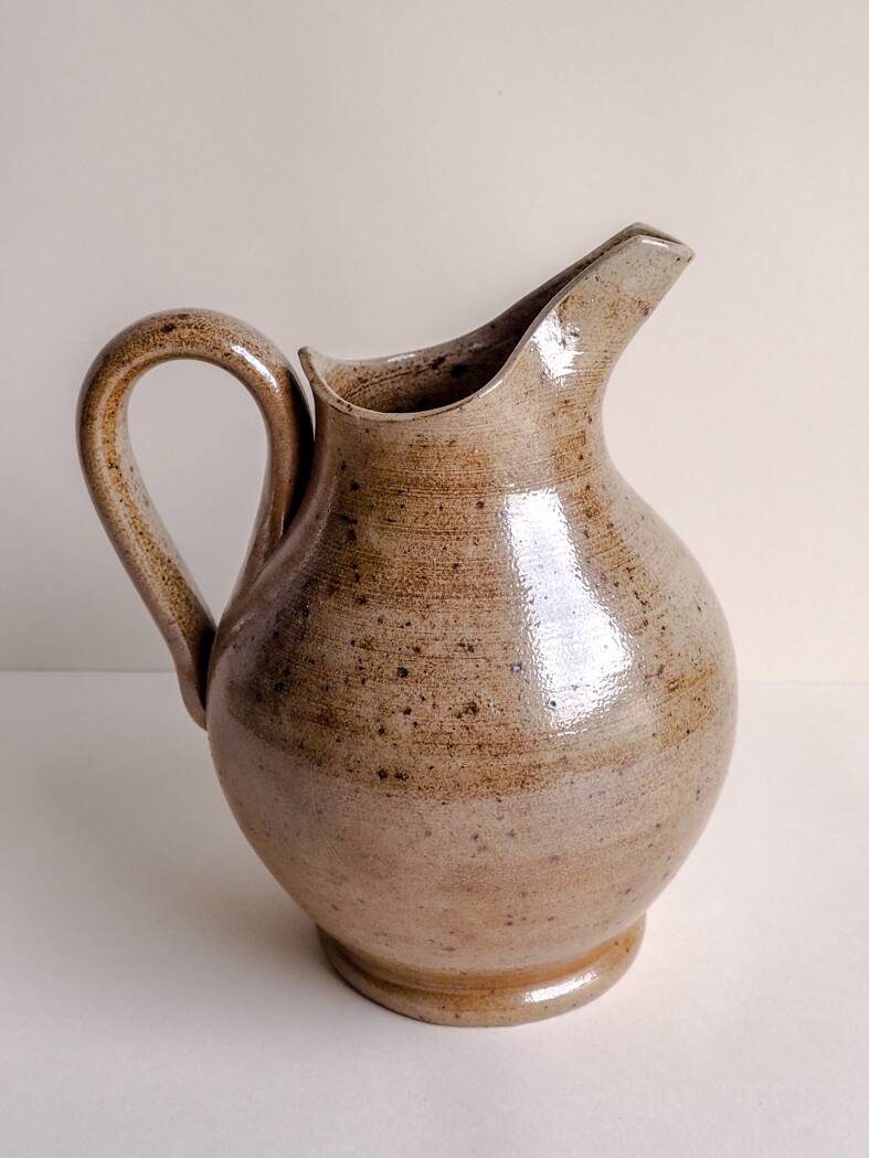 Handcrafted ceramic pitcher