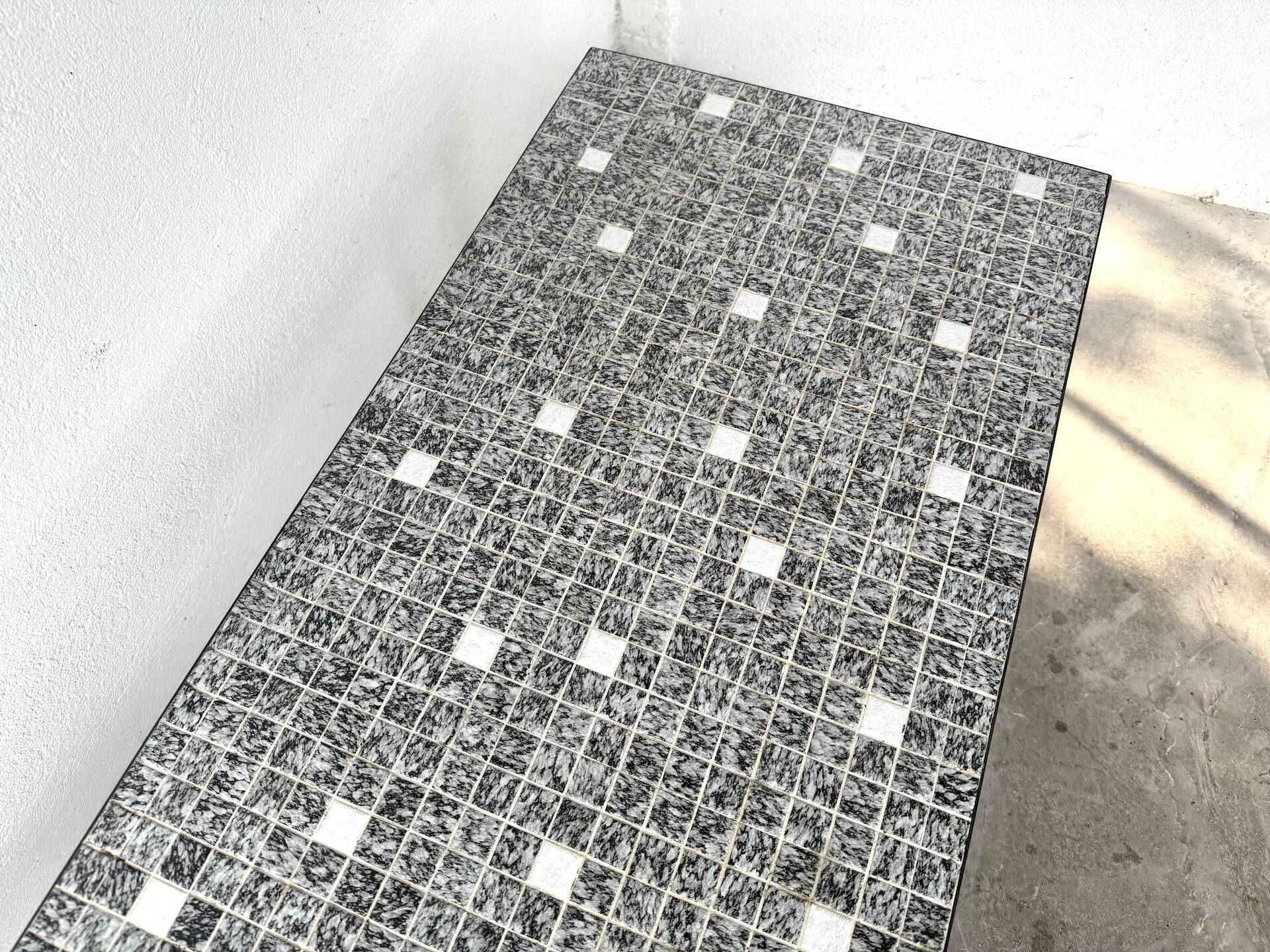 Modernist coffee table with ceramic mosaic, Lilienthal, 1960s.