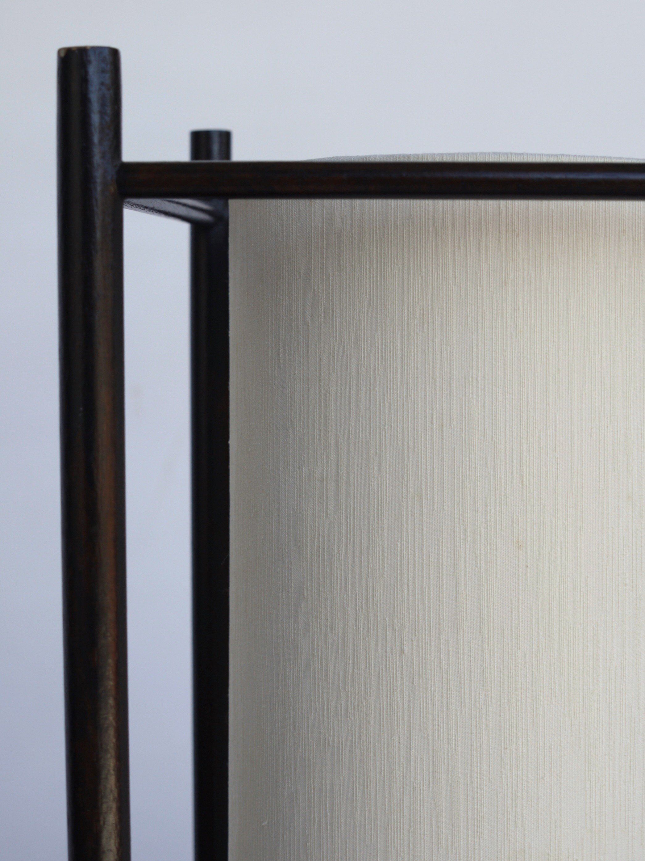 Pair of vintage Japanese style bedside lamps, 1980s