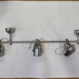 Lampe murale ou plafonnier chromée orientable, design Stanislav Indra, années 1970