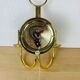 Brass wall lamp Hollywood Regency Je Fassung