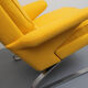 1970s swing-chair yellow Cor, design Reinhold Adolf