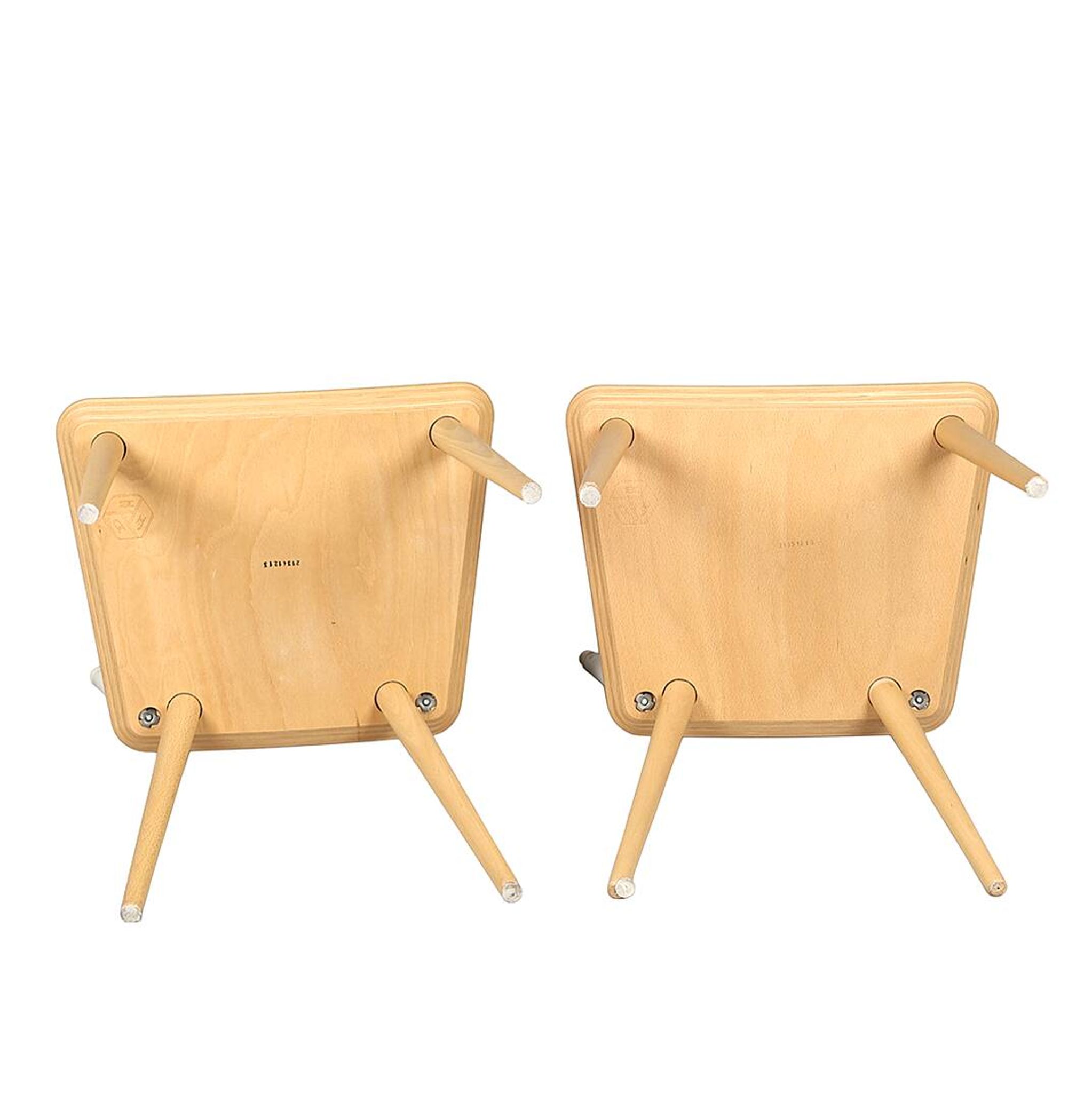 4 chairs by Jorgen Baekmark for Danish FDB Møbler.