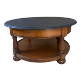 Table basse ronde en bois massif