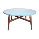 Scandinavian coffee table"smørrebrød" blue, 1960