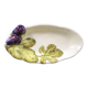 Oval dish with fig decoration