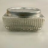 60s 70s Lamp Plafoniere Flush Mount Glass Space Age Design 70s