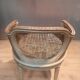 Caned armchair in Louis XVI style