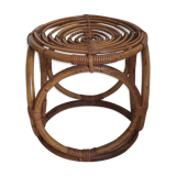 Vintage bamboo stool