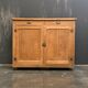 Grand Parisian buffet with billot and butterfly hinges, raw wood, 1930.