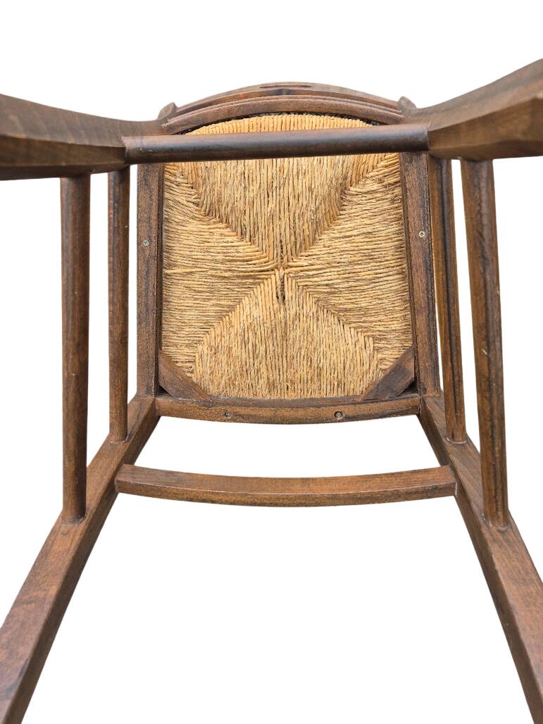 6 chaises + un fauteuil de campagne