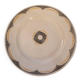 Large round dish Badonviller