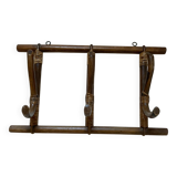 Vintage bamboo coat rack