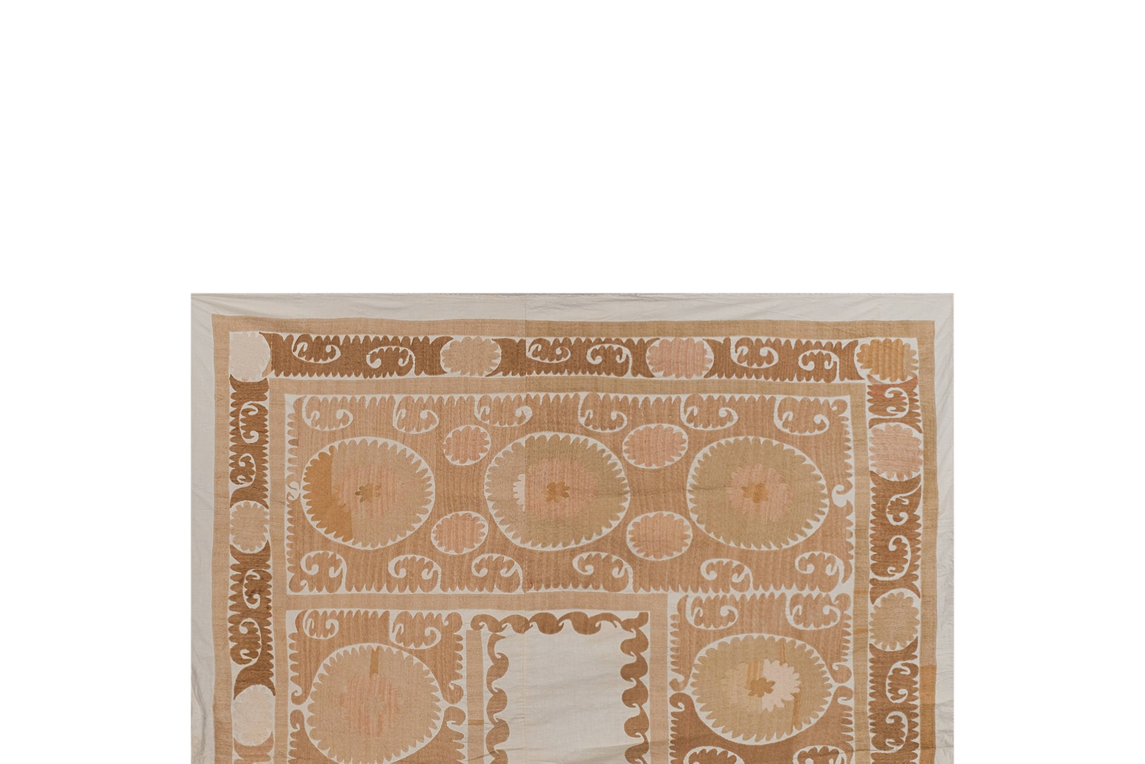 Hand knotted rug, vintage turkish rug 168x220 cm