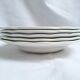 Vintage blue soup plates