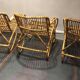 Set de trois fauteuils en rotin