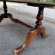 Large oval coffee table in solid wood 133x93cm