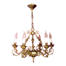 Baroque bronze chandelier