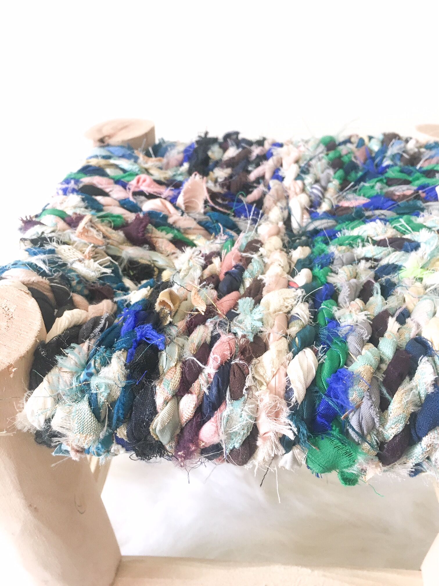 Mini Tabouret Boucherouite