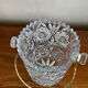 Cut glass ice bucket