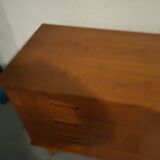 Scandinavian teak chest of drawers, 1960s design