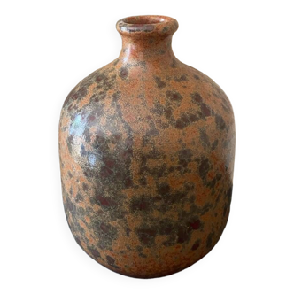 Vase boule en grès