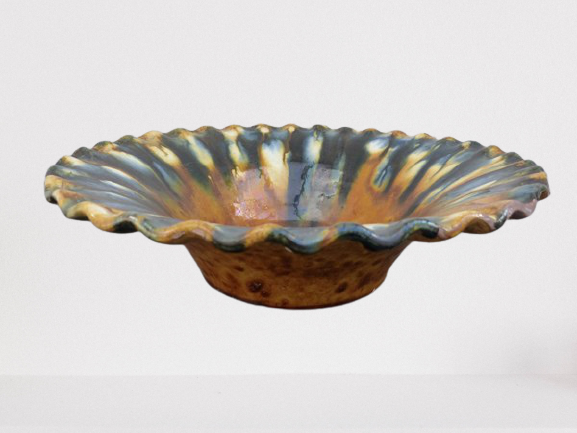 Vintage Vallauris flat cut