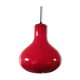 Suspension in red opaline design 70s