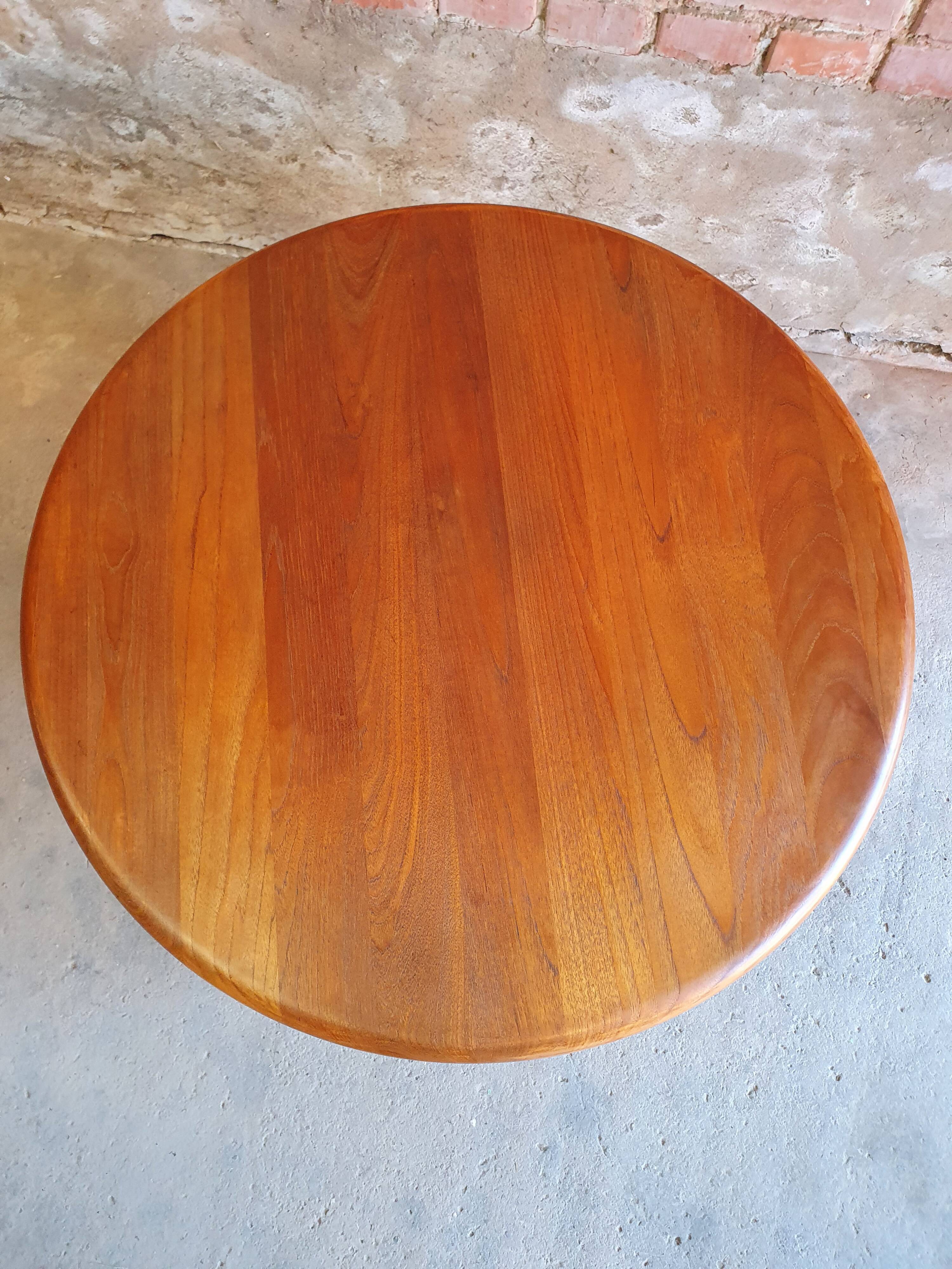 Teak coffee table Niels Bach, Denmark 1970