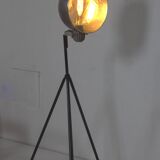 Industrial lamp with adjustable aluminum lampshade