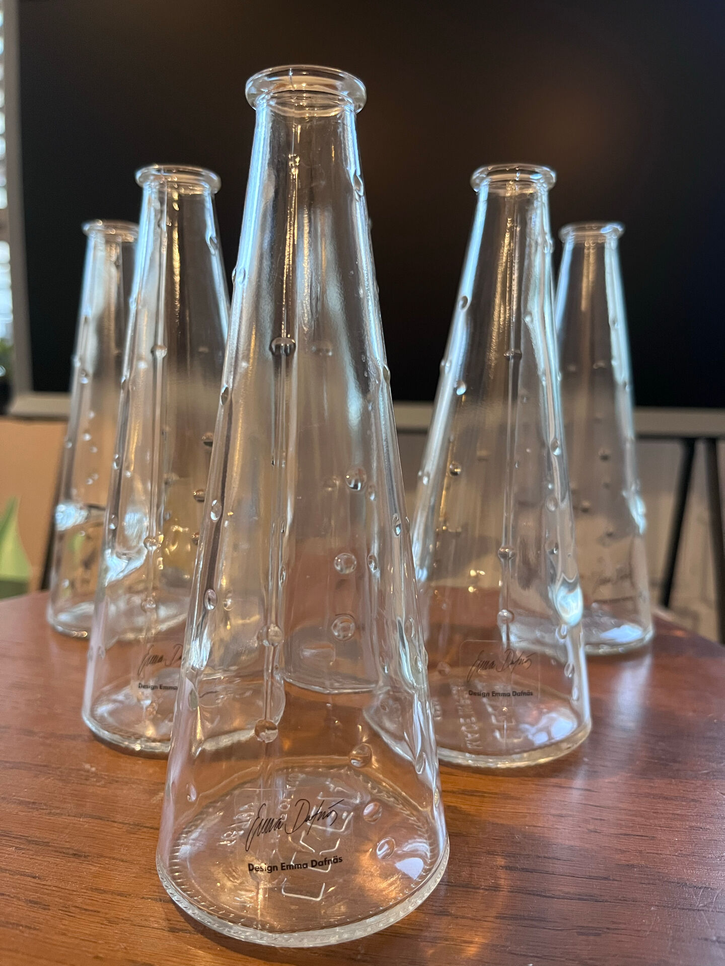 Set of 6 vintage IKEA vases, design by Emma Dafnäs.