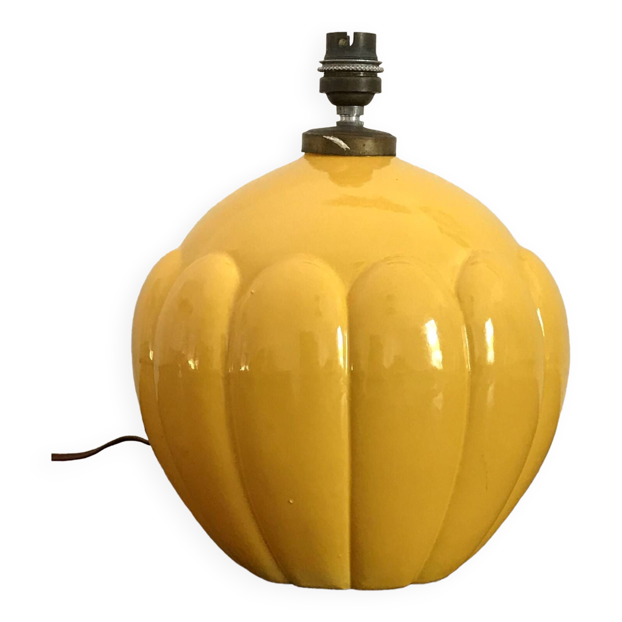 Vintage ceramic lamp by St Clément