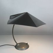Modernist metal Bauhaus desk lamp, 1960s