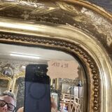 Louis Philippe silver mirror 133 x 98