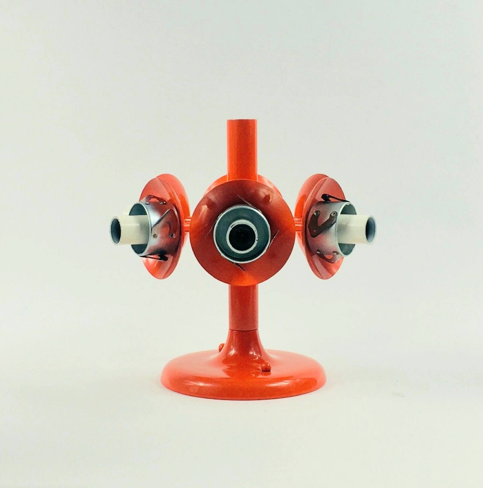 Large Space Age Sputnik Opal Glass Ceiling Light from Kaiser, Germany, 60s