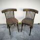 Pair of bistro chairs