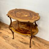 Double side table art nouveau tray