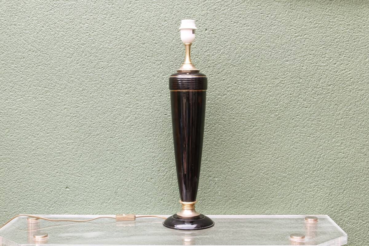 Pied de lampe "Trocadéro" par Robert de Schuytener, années 70-80