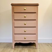 Chiffonnier en bois rose