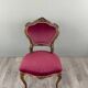 Ensemble chaise et repose-pieds de style louis xv, xixe siècle