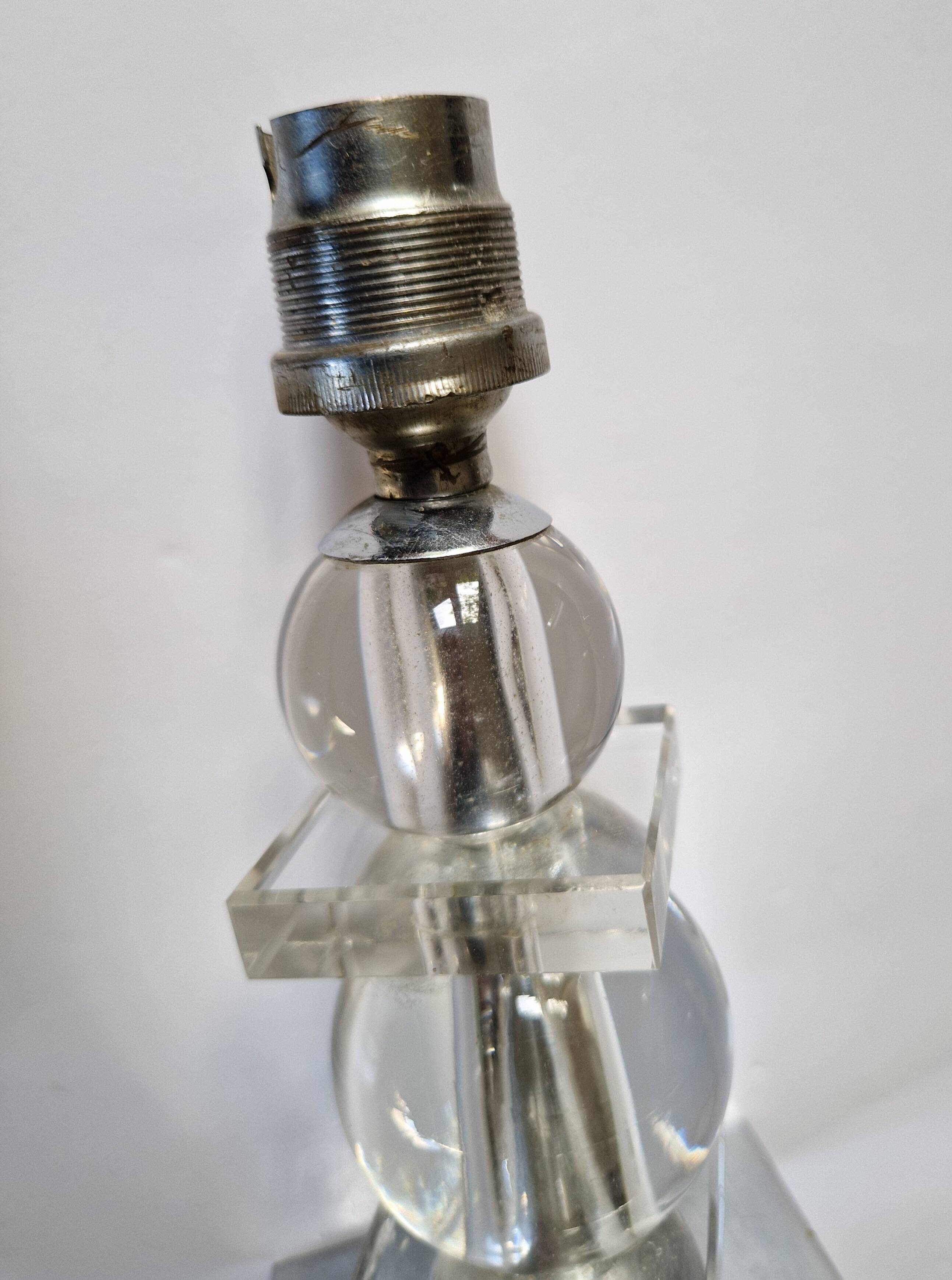 Modernist lamp / Art Deco, Jacques Adnet style