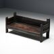 Banc Brutaliste Wabi Sabi, France, 19ème Siècle