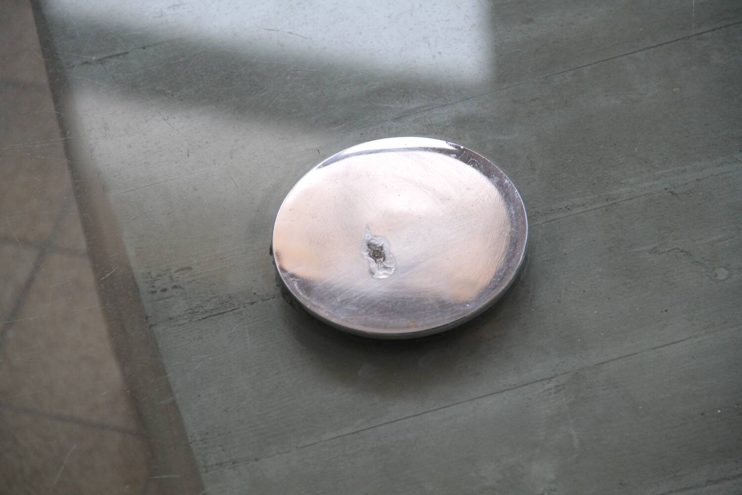 Table basse verre saporiti 1970