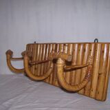 Coat rack 50s rattan