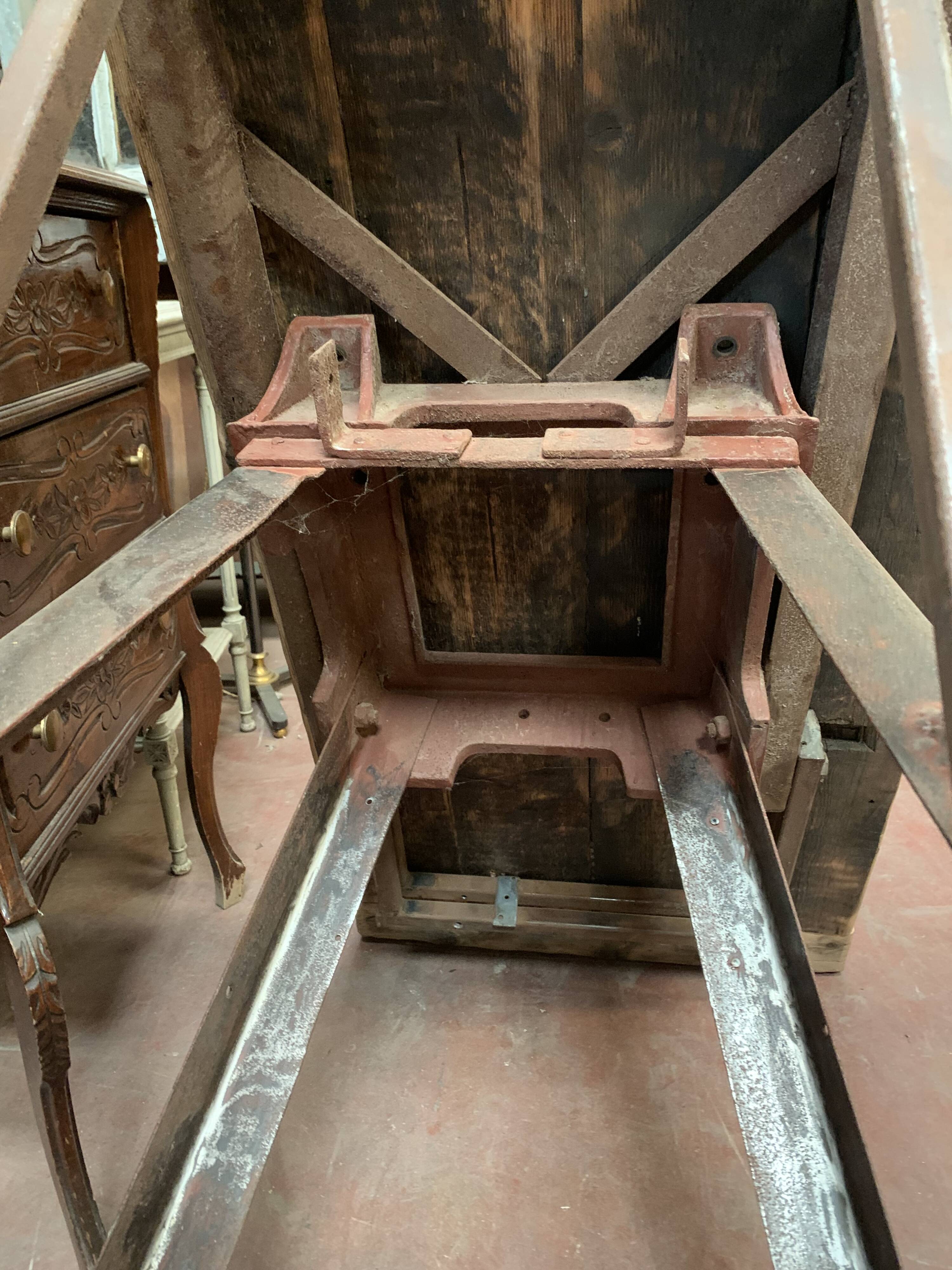 Old industrial workbench